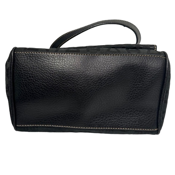 Etienne Aigner Shoulder L Black Logo Trapezoid Purse Bag - Picture 6 of 9